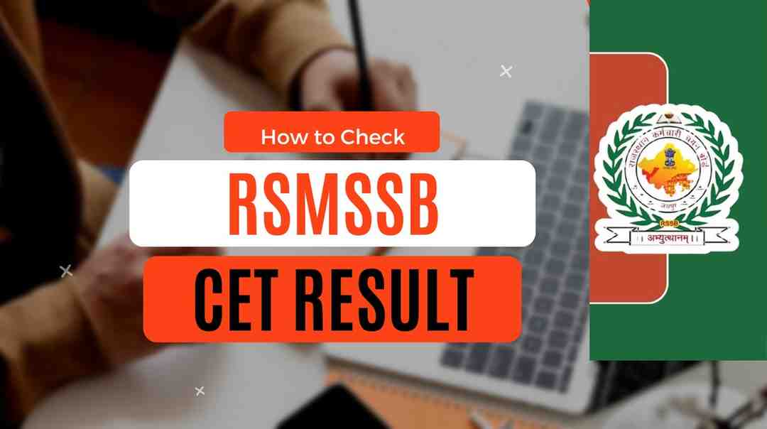 RSMSSB CET Result 2024